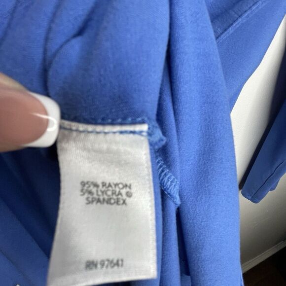 J. Jill Cardigan Wearever Rayon Jersey Knit‎ Open Front Long Sleeve Blue SZ S - Picture 8 of 9